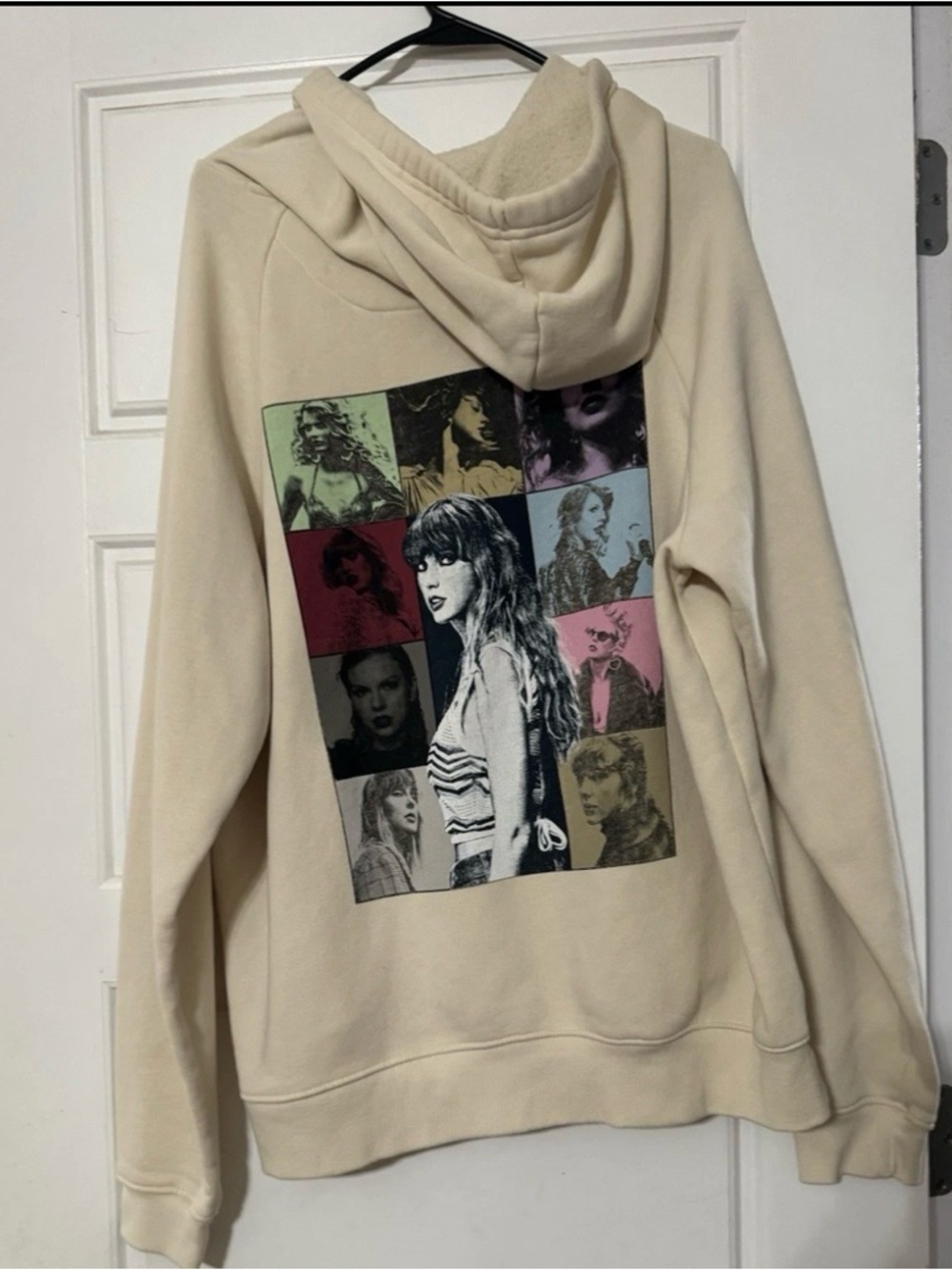 Taylor Swift Cream The Era's Tour Hoodie